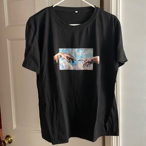 Michelangelo “Hands of God” painting tee